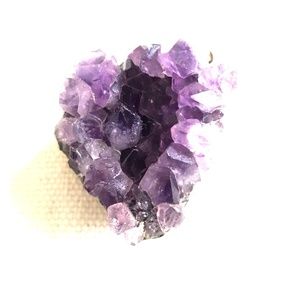 RAW AMETHYST GEMSTONE PENDANT